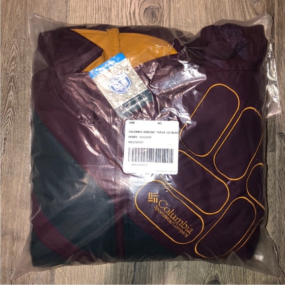Vintage Retro Rare Columbia Sideline Black Cherry Parka Jacket - Picture 13 of 14